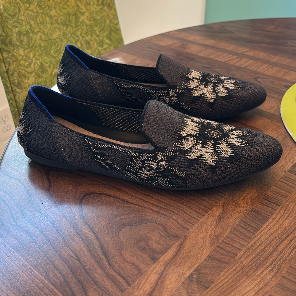 Rothy’s Limited Edition Almond Loafer -- Holidays 2023 Obsidian
